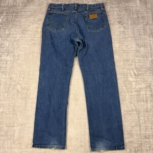 Wrangler Jeans Mens 34x32 Blue Denim Vtg 31MWZPW Relaxed Cowboy Cut Y2K